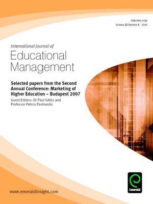 cover image of International Journal of Educational Management, Volume 22, Issue 4